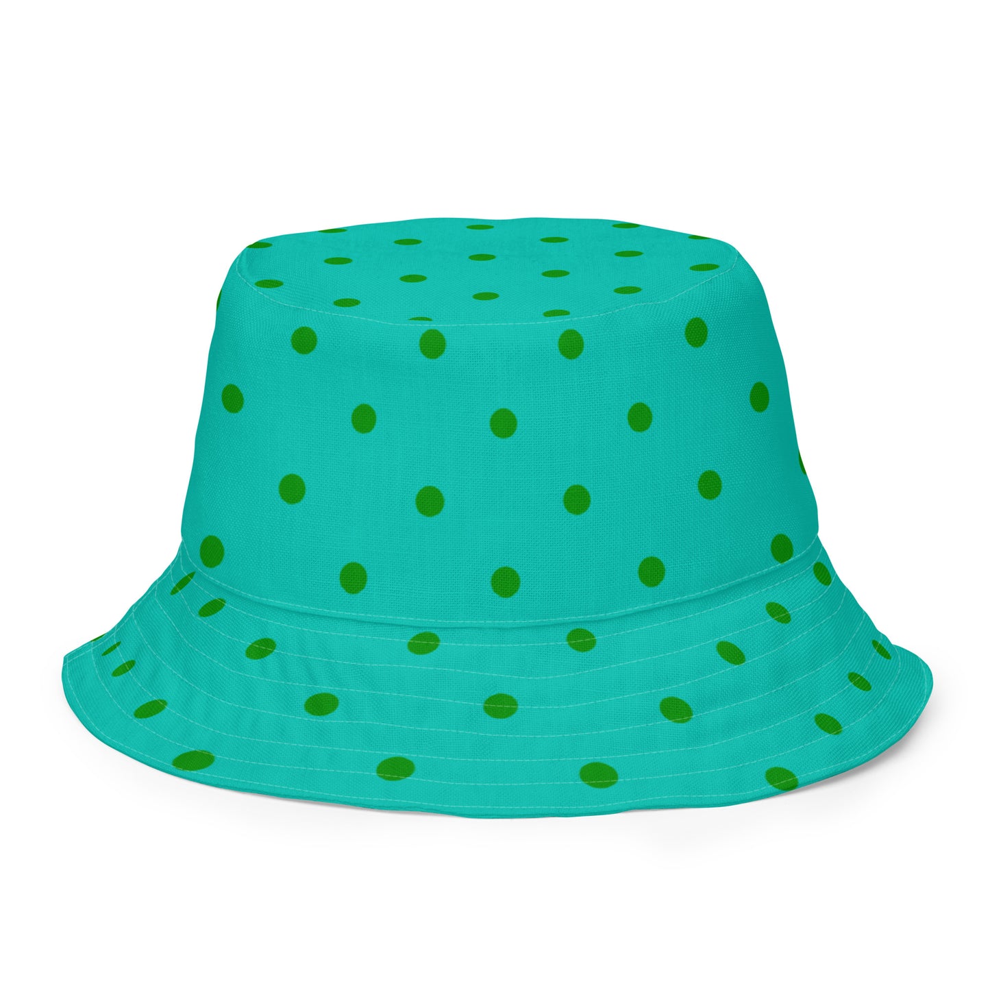 Red on Red Polka Dot Reversible bucket hat